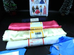barbie pattern fabric view